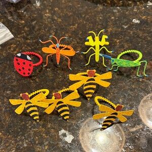 Colorful Insect napkin rings